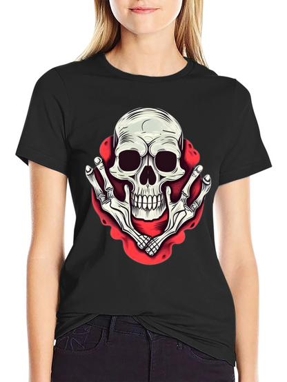 Skull & Bones Graphic Print T-Shirt