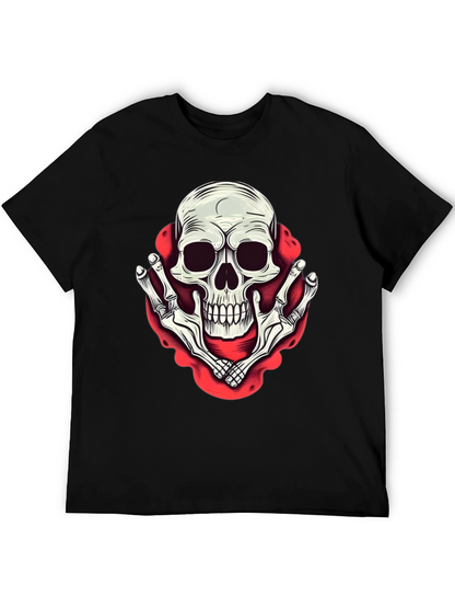 Skull & Bones Graphic Print T-Shirt