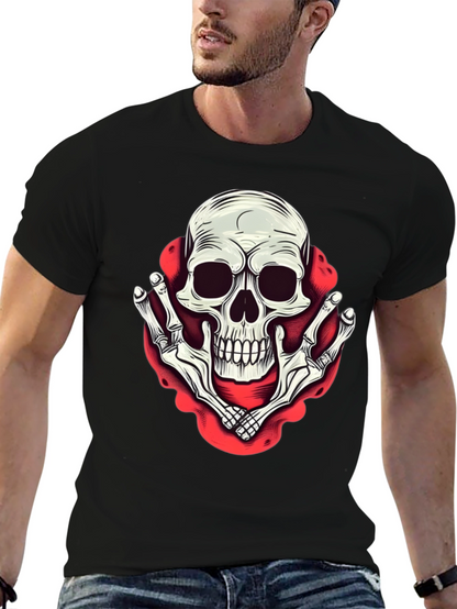 Skull & Bones Graphic Print T-Shirt