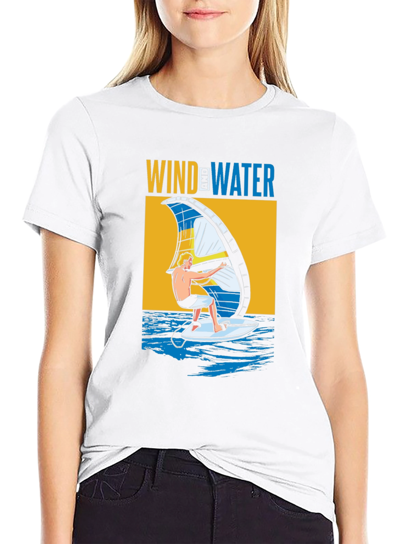 Wind & Water Surfing Graphic Tee