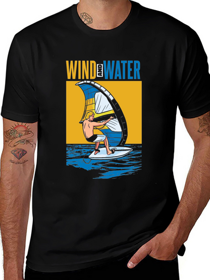 Wind & Water Surfing Graphic Tee
