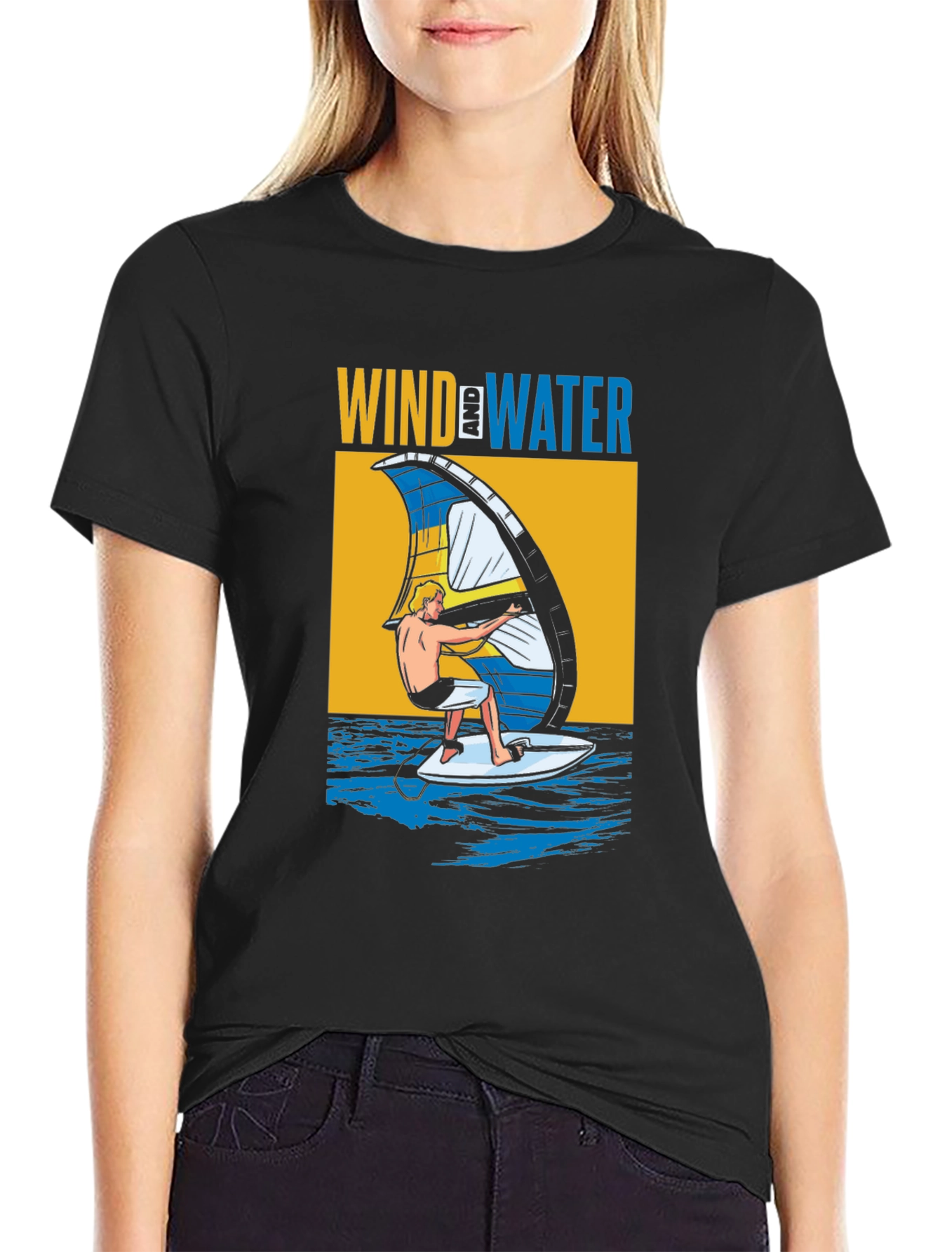 Wind & Water Surfing Graphic Tee