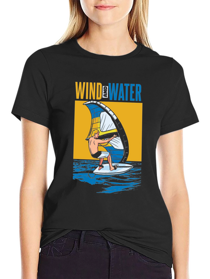 Wind & Water Surfing Graphic Tee