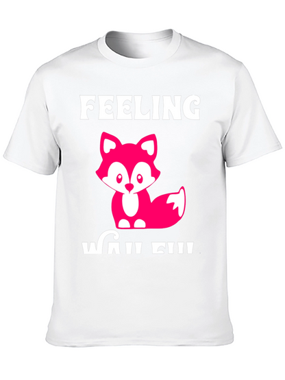Feeling Wild T-Shirt - Cute Fox Design
