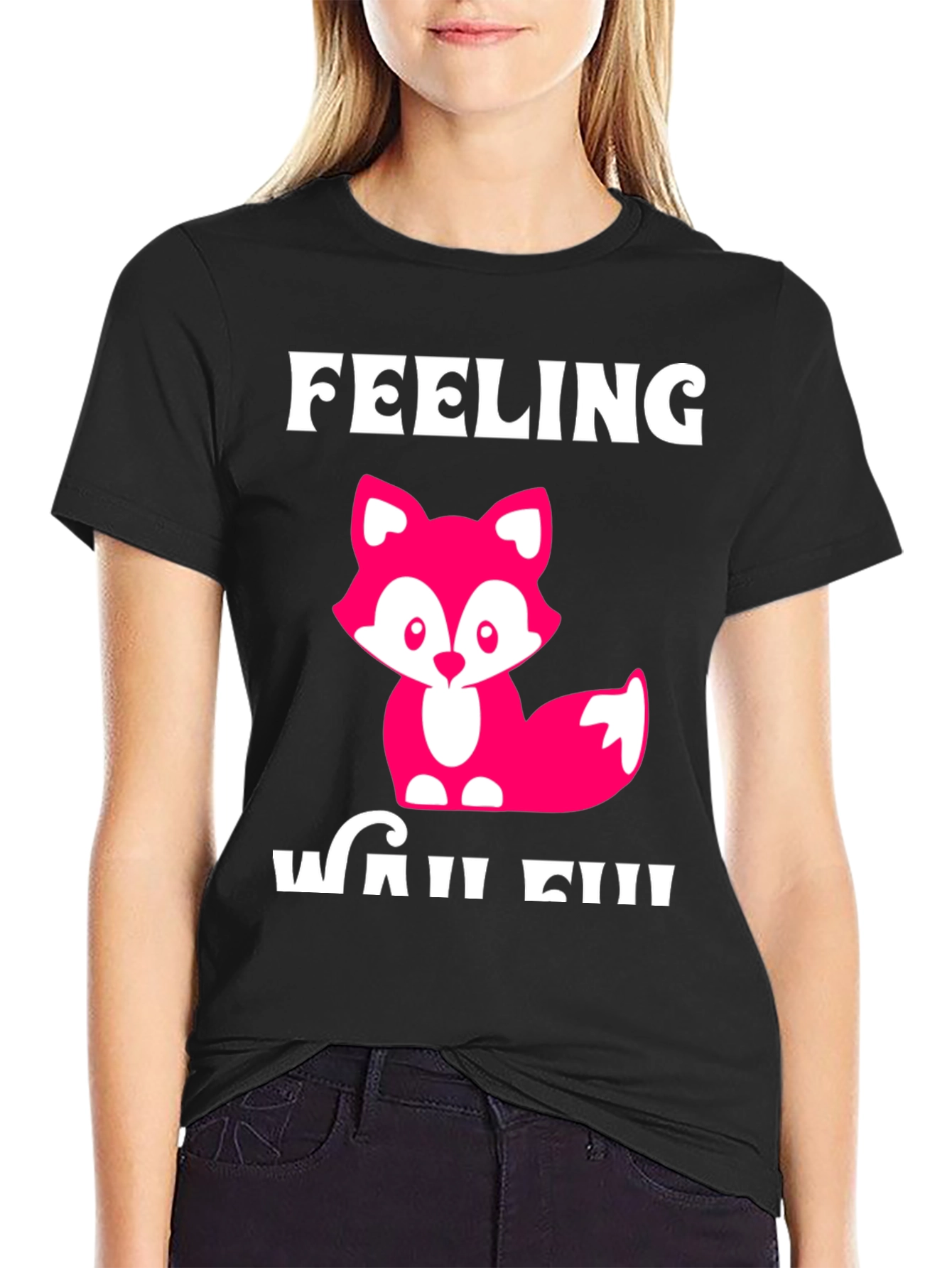 Feeling Wild T-Shirt - Cute Fox Design