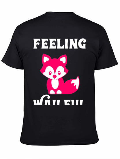 Feeling Wild T-Shirt - Cute Fox Design