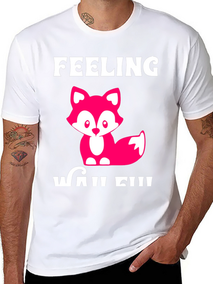 Feeling Wild T-Shirt - Cute Fox Design