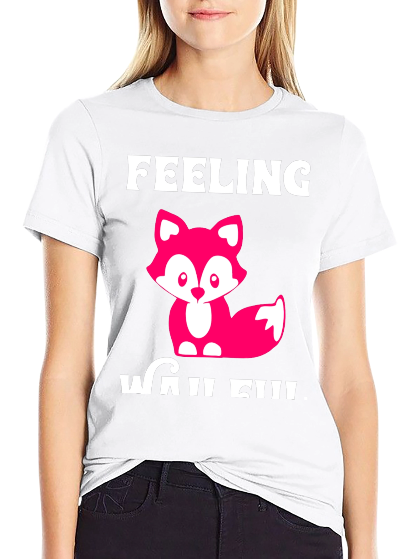 Feeling Wild T-Shirt - Cute Fox Design