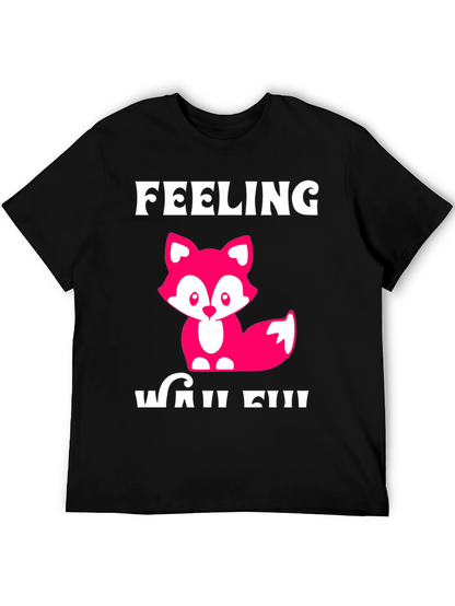Feeling Wild T-Shirt - Cute Fox Design