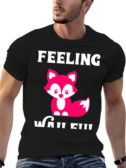 Feeling Wild T-Shirt - Cute Fox Design
