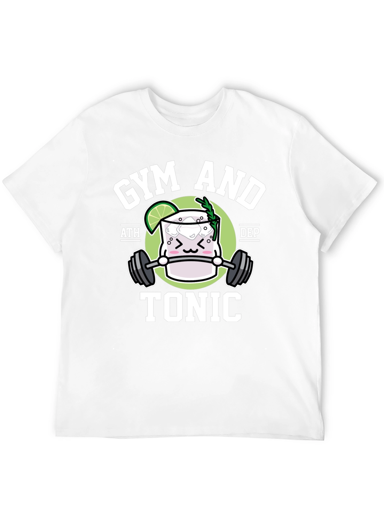 Gym and Tonic Black Graphic T-Shirt
