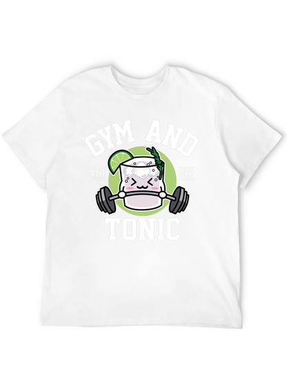 Gym and Tonic Black Graphic T-Shirt