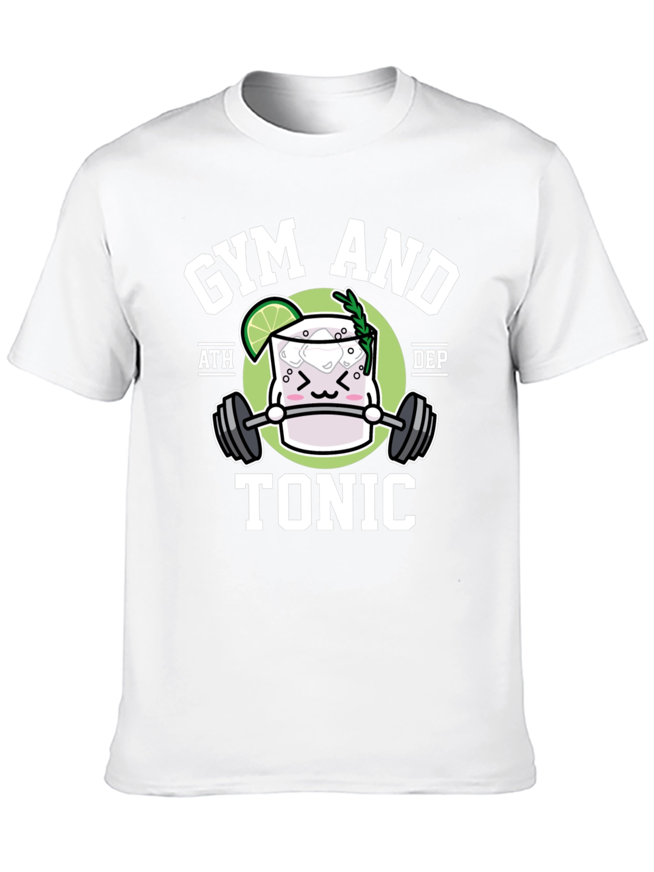 Gym and Tonic Black Graphic T-Shirt