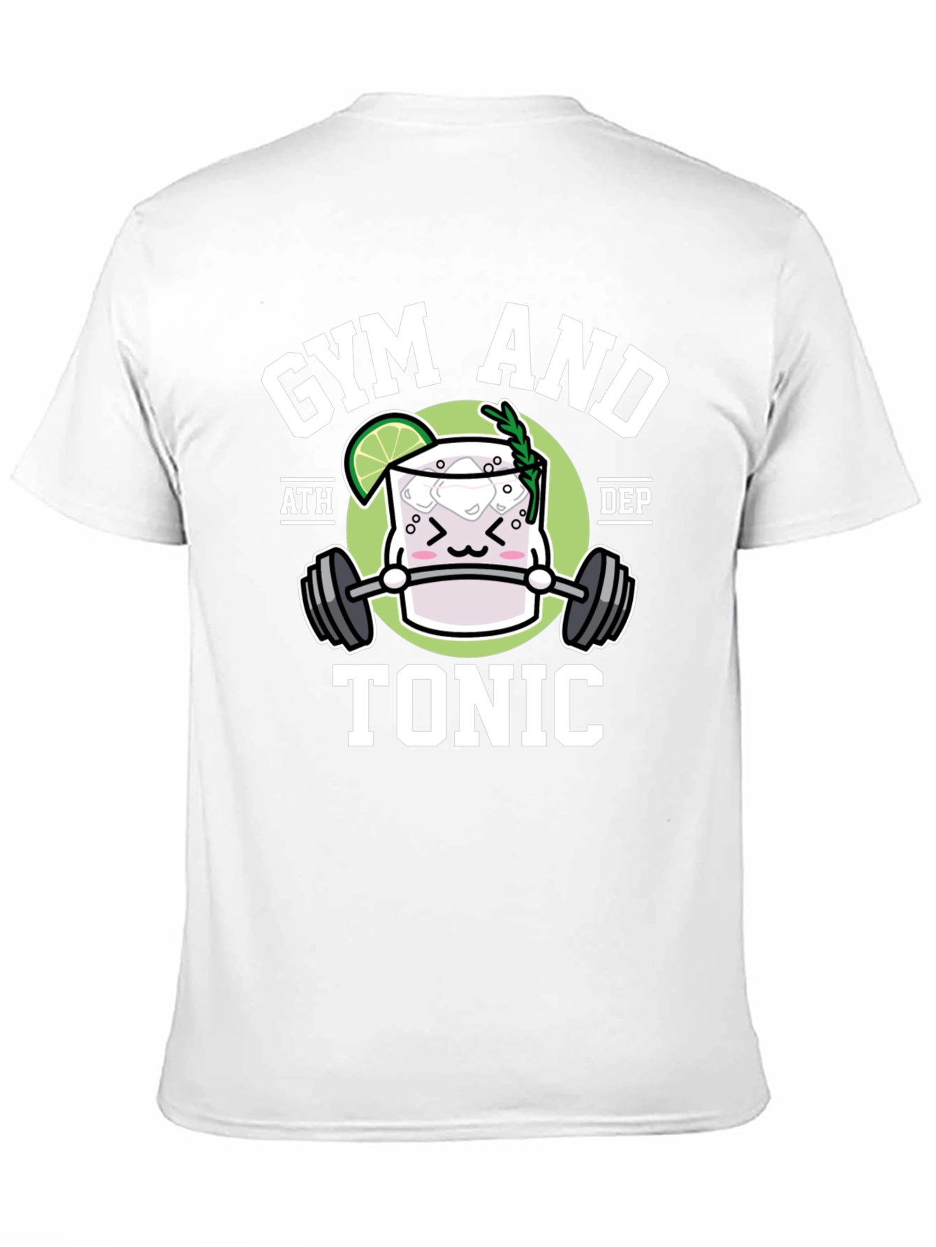 Gym and Tonic Black Graphic T-Shirt