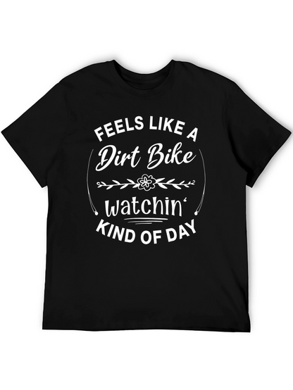 Dirt Bike Watchin Day Graphic Tee