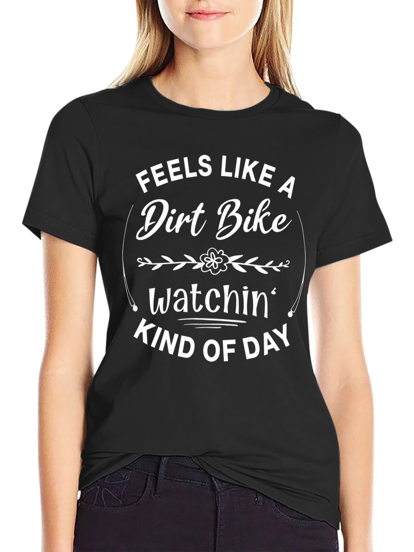 Dirt Bike Watchin Day Graphic Tee
