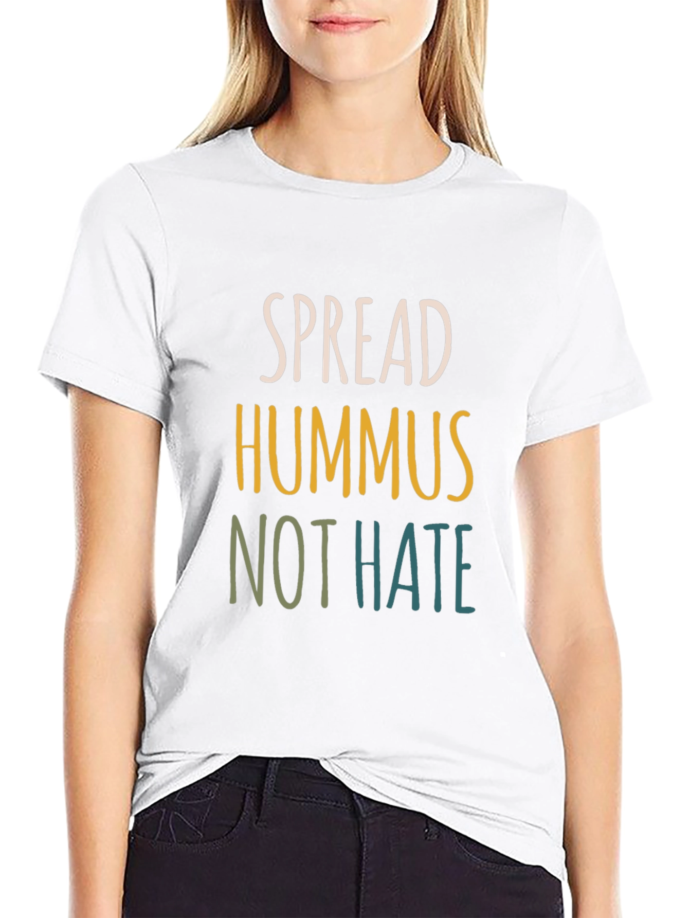 Spread Hummus Not Hate Tee