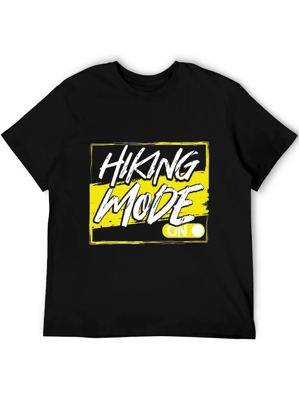 Hiking Mode On Black T-Shirt