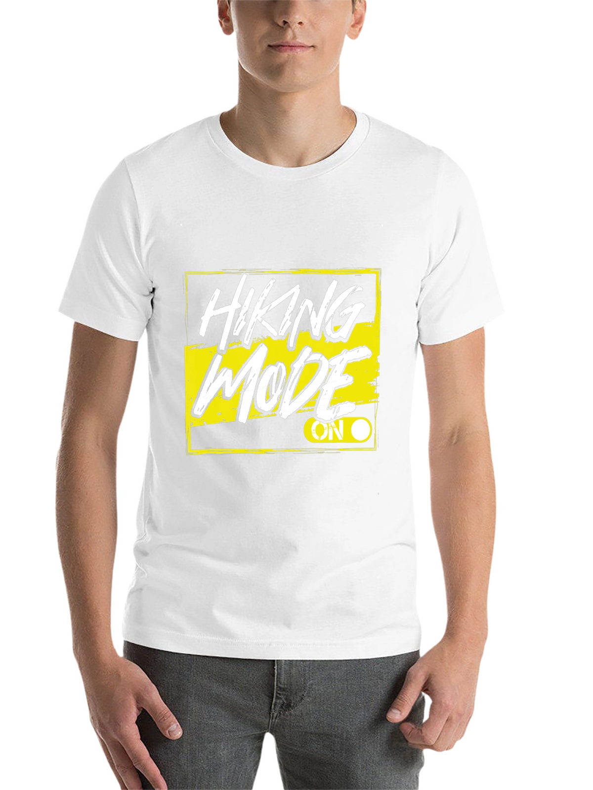Hiking Mode On Black T-Shirt