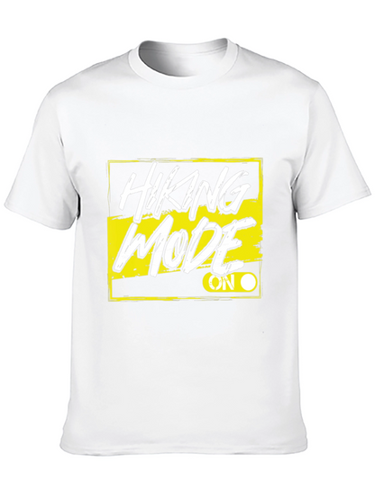 Hiking Mode On Black T-Shirt