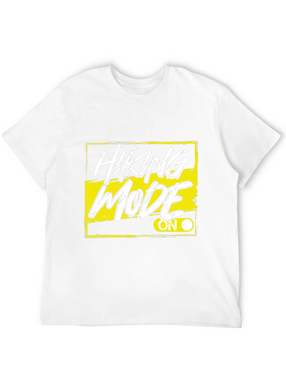 Hiking Mode On Black T-Shirt