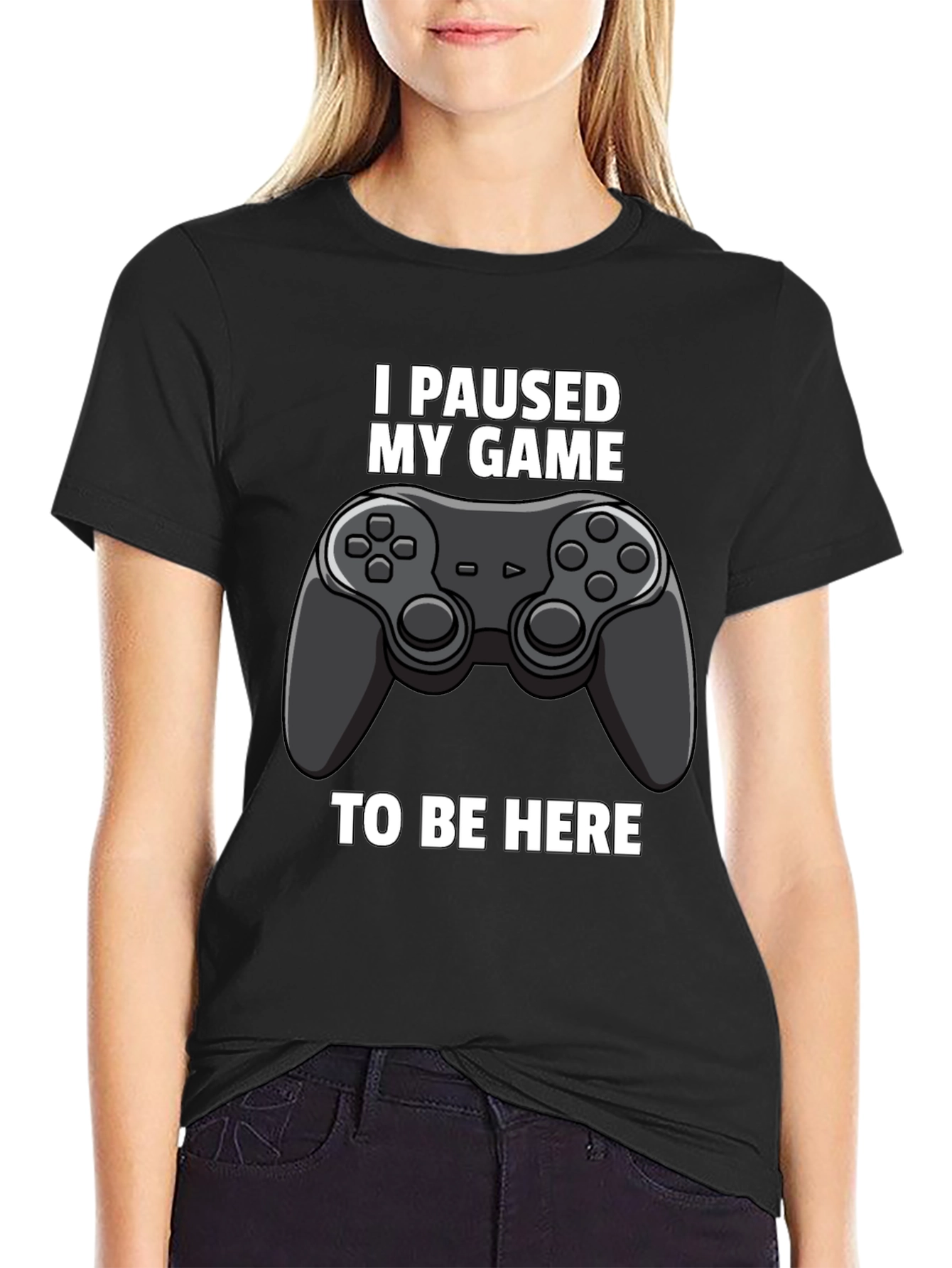 I Paused My Game to Be Here Graphic Tee