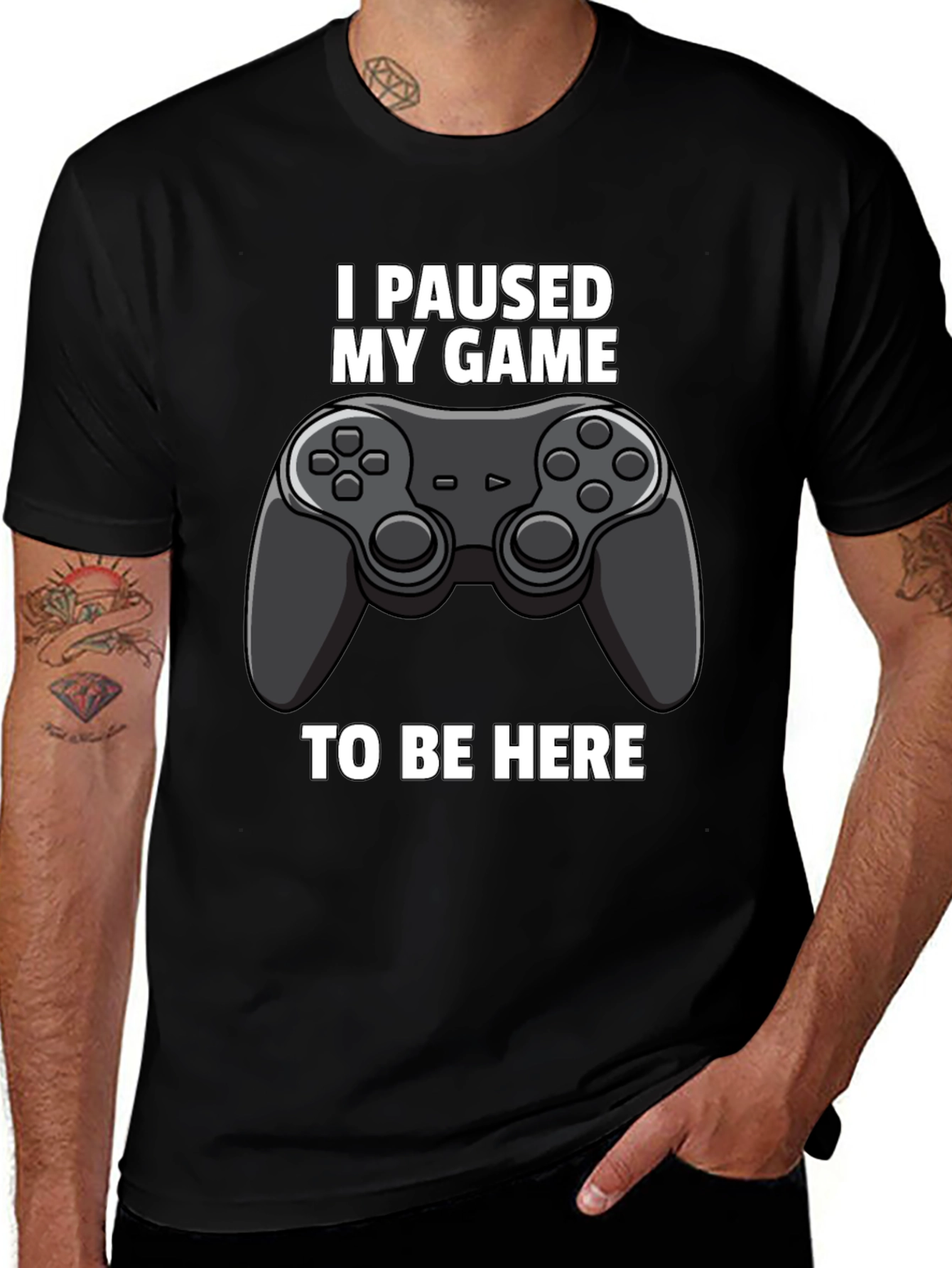 I Paused My Game to Be Here Graphic Tee