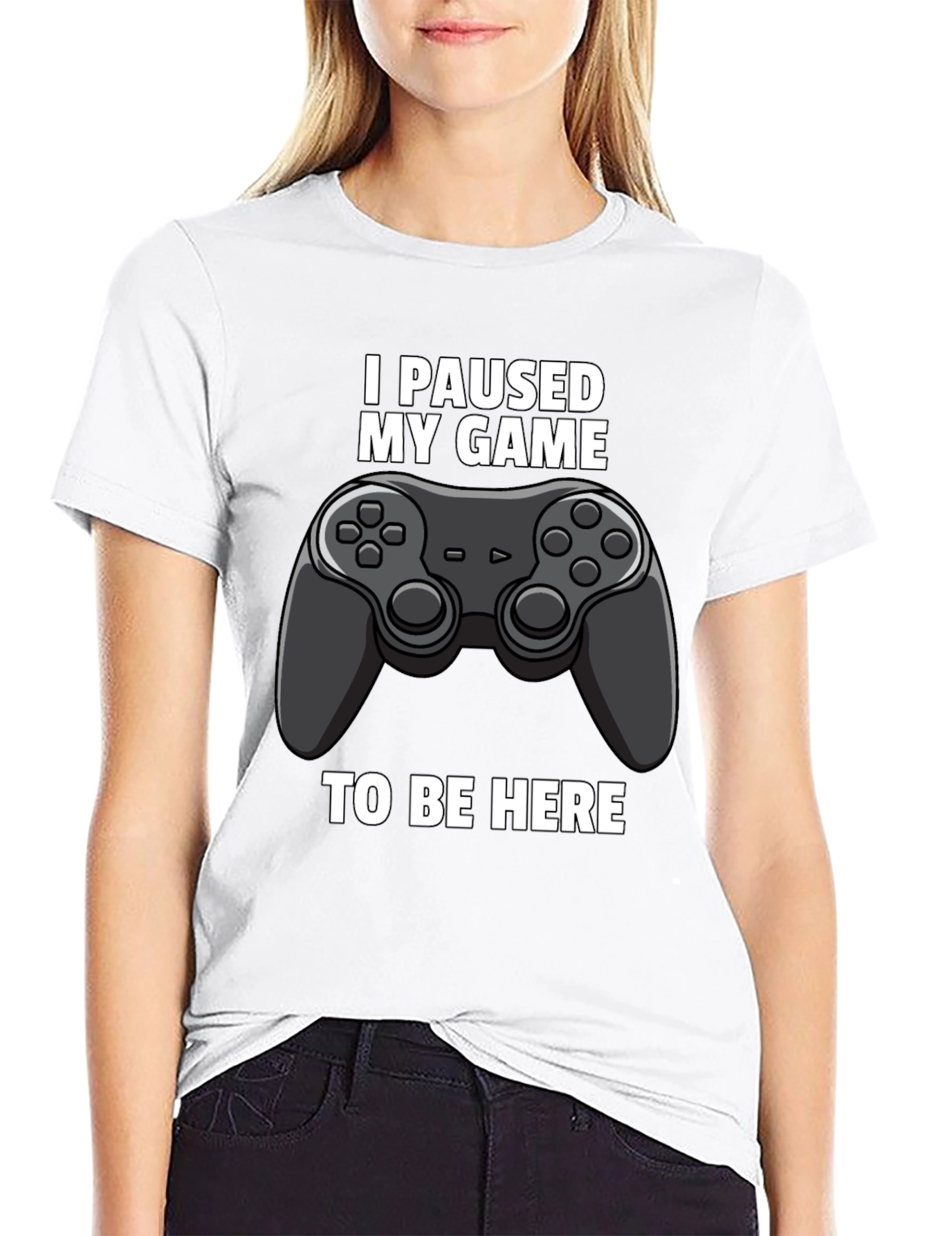 I Paused My Game to Be Here Graphic Tee