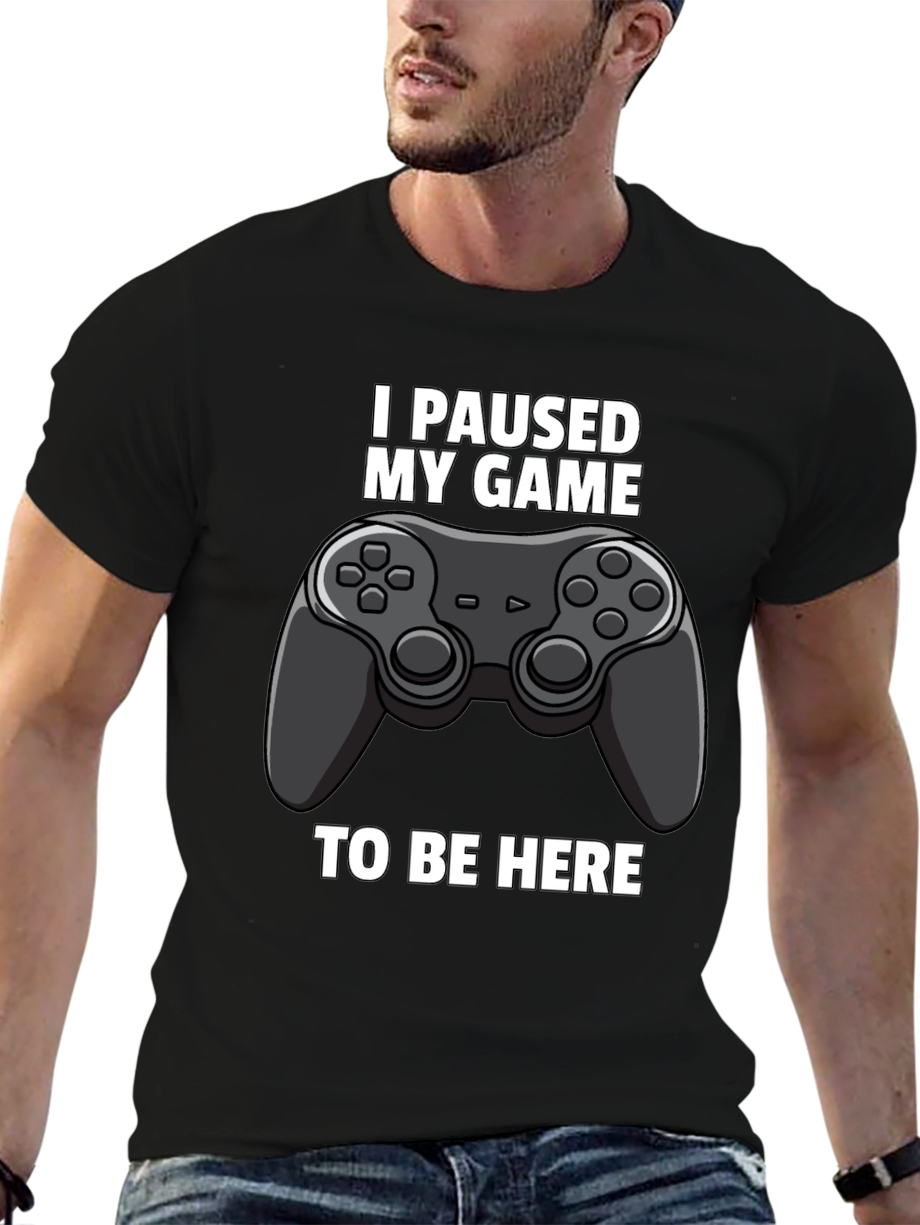 I Paused My Game to Be Here Graphic Tee