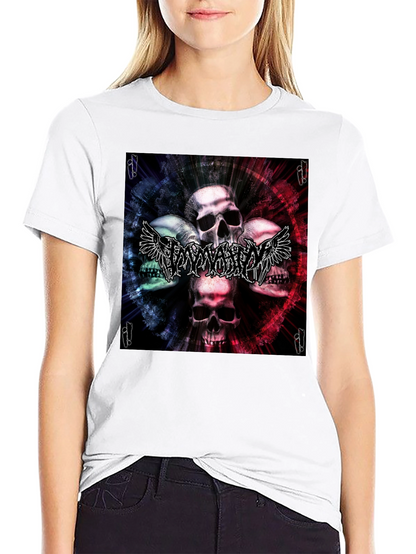 Skull & Wings Graphic T-Shirt - Black