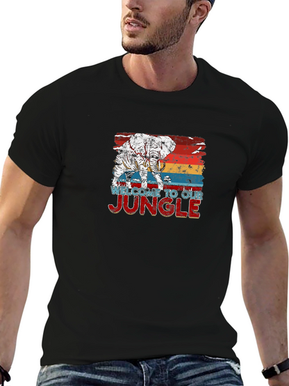 Welcome to Our Jungle Elephant Graphic Tee