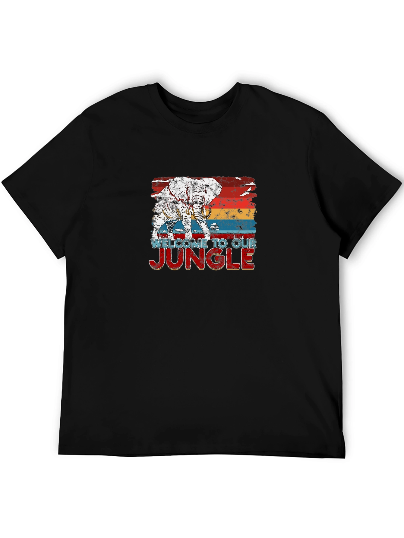 Welcome to Our Jungle Elephant Graphic Tee