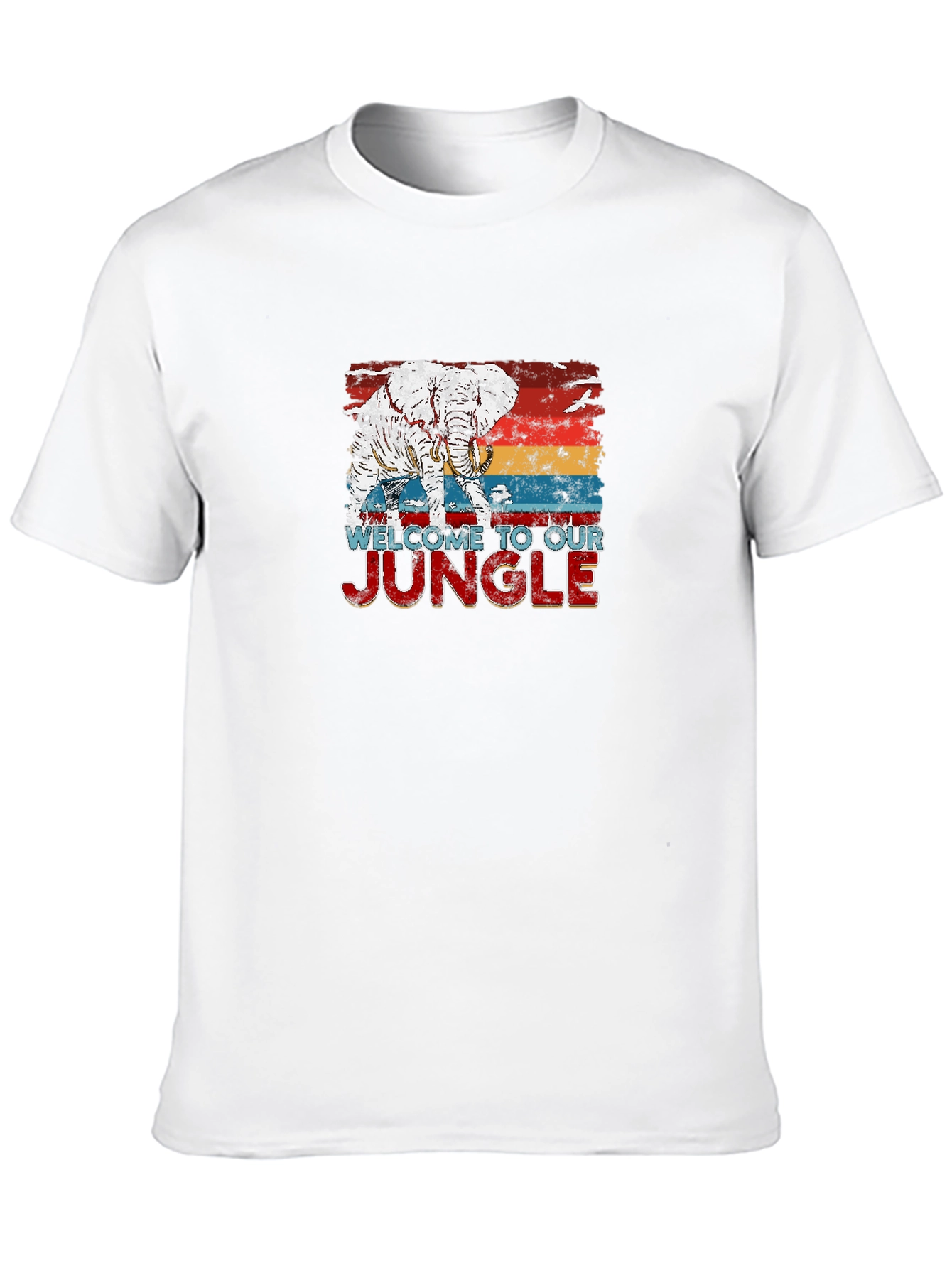 Welcome to Our Jungle Elephant Graphic Tee