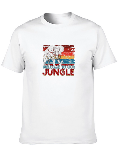 Welcome to Our Jungle Elephant Graphic Tee