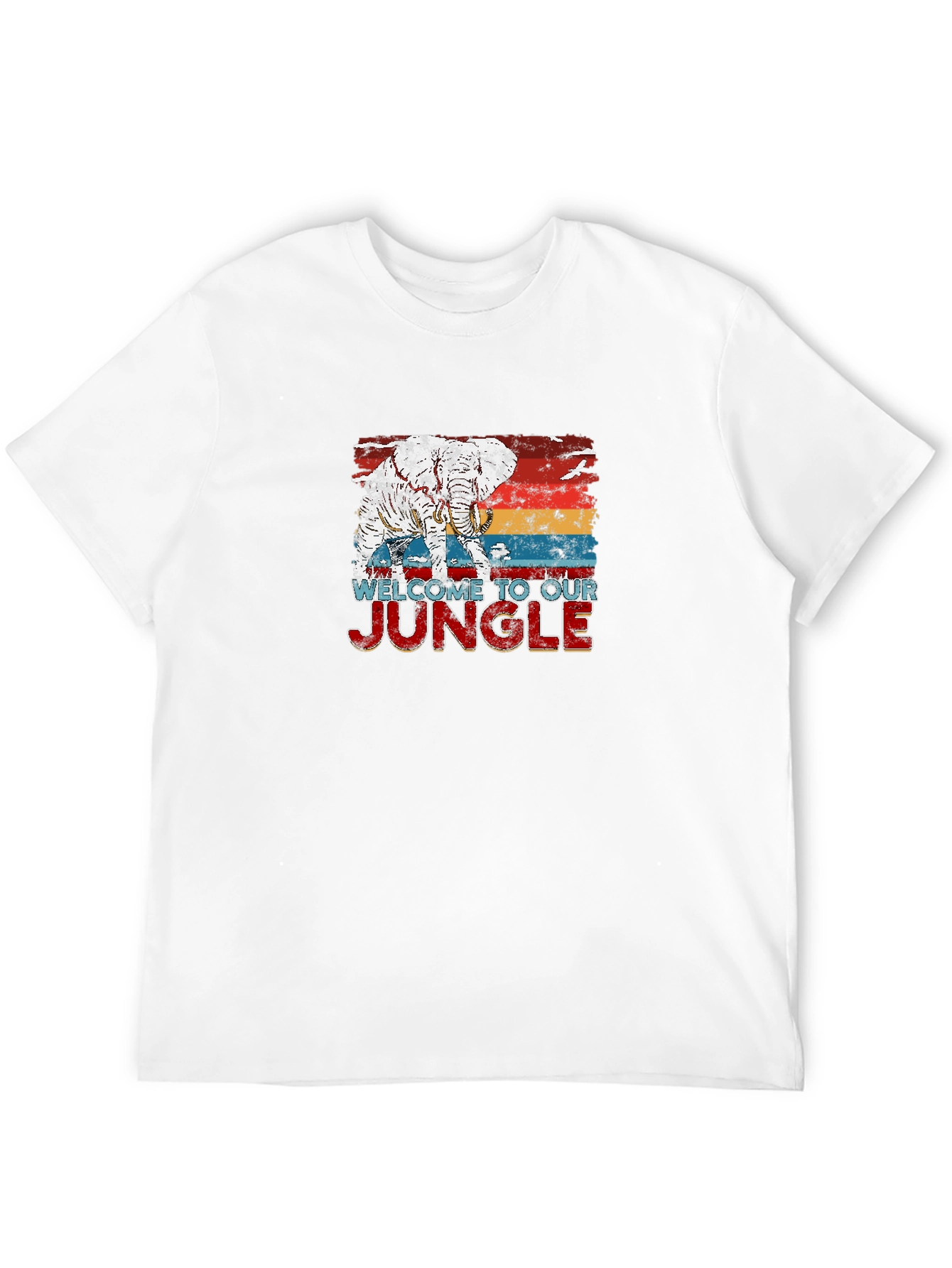 Welcome to Our Jungle Elephant Graphic Tee