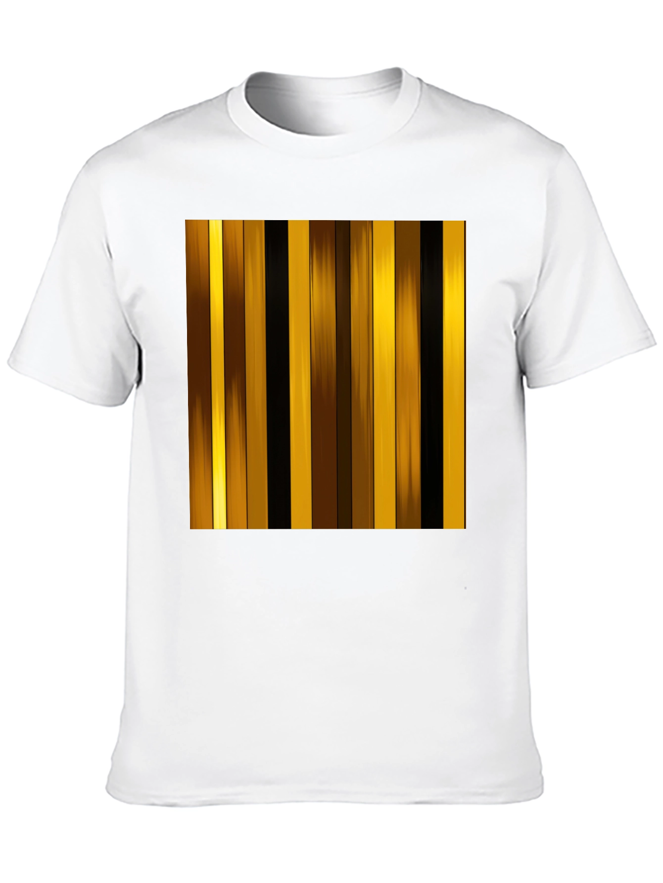 Striped Graphic Tee - Modern Design