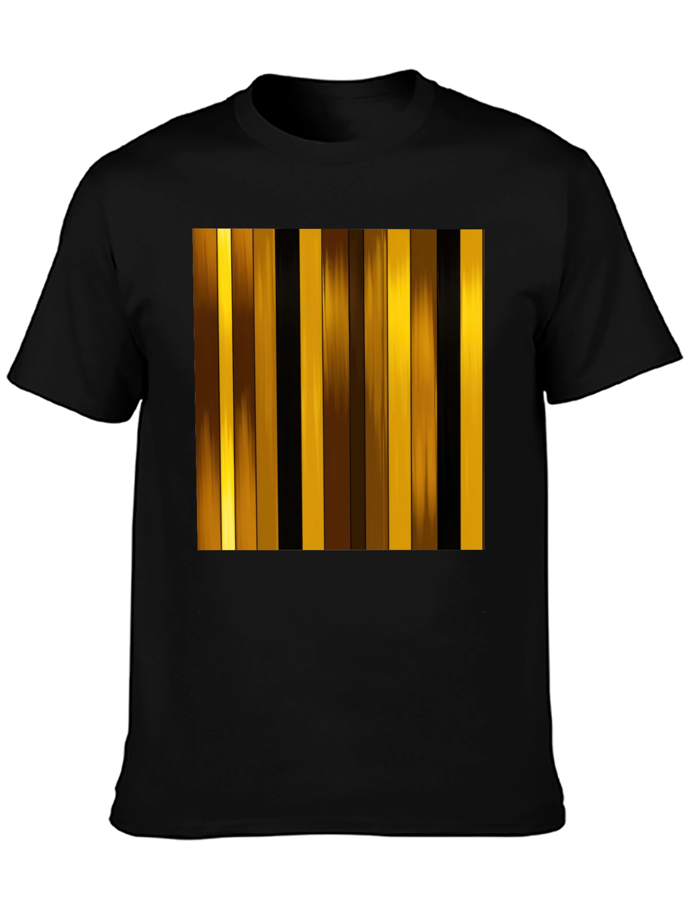 Striped Graphic Tee - Modern Design