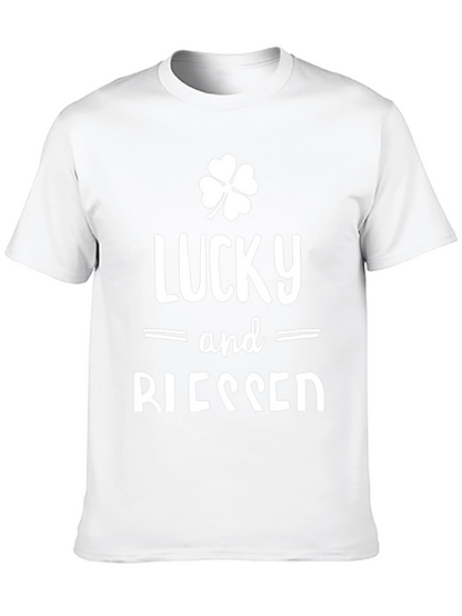 Lucky and Blessed Graphic T-Shirt