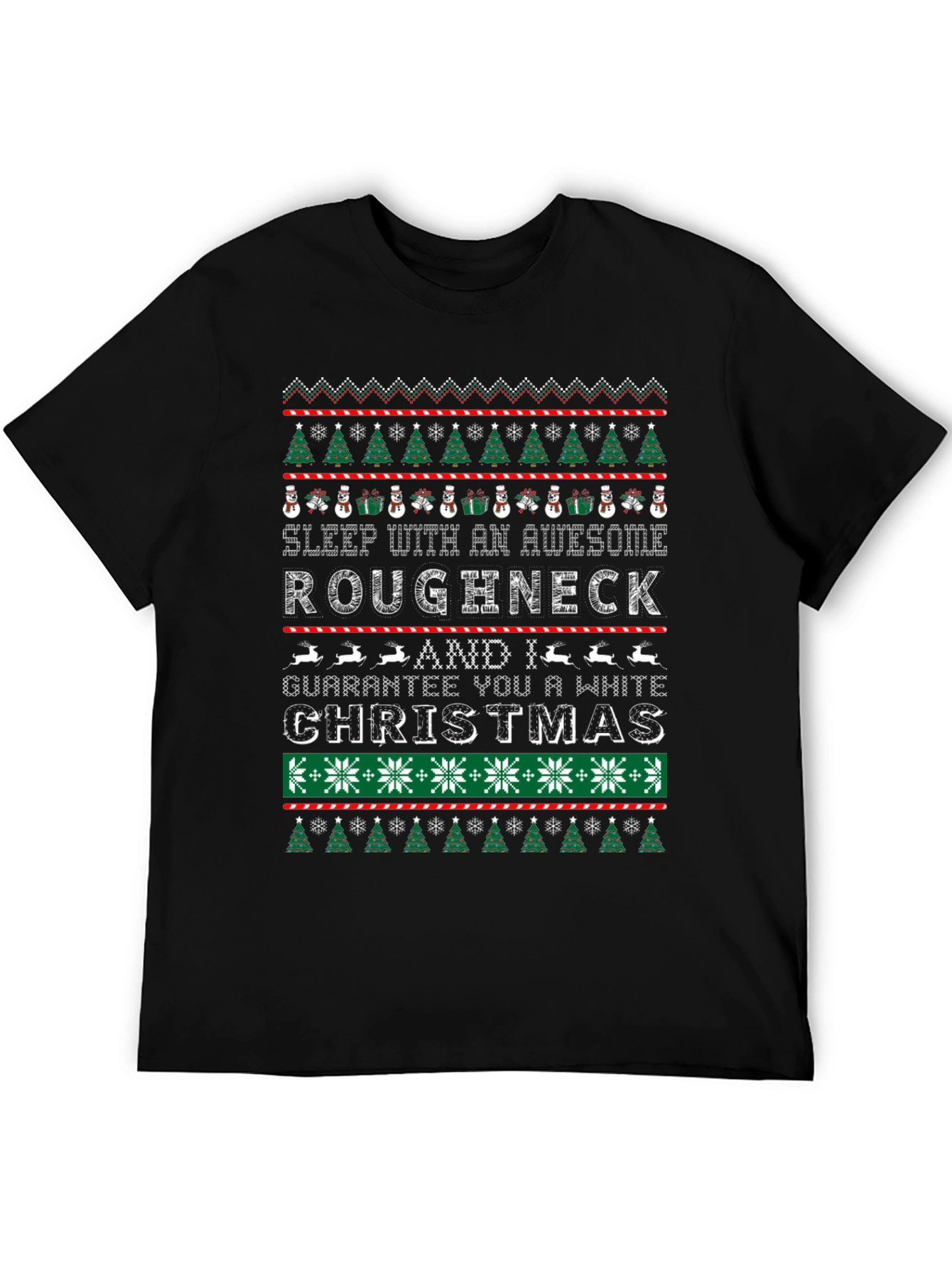 Roughneck Guarantee White Christmas Tee
