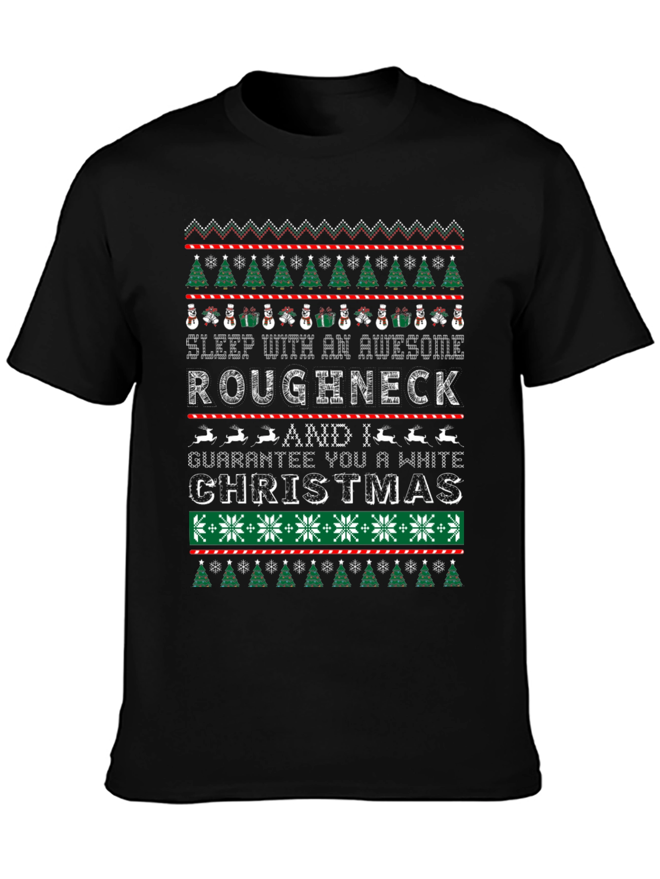 Roughneck Guarantee White Christmas Tee
