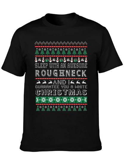 Roughneck Guarantee White Christmas Tee
