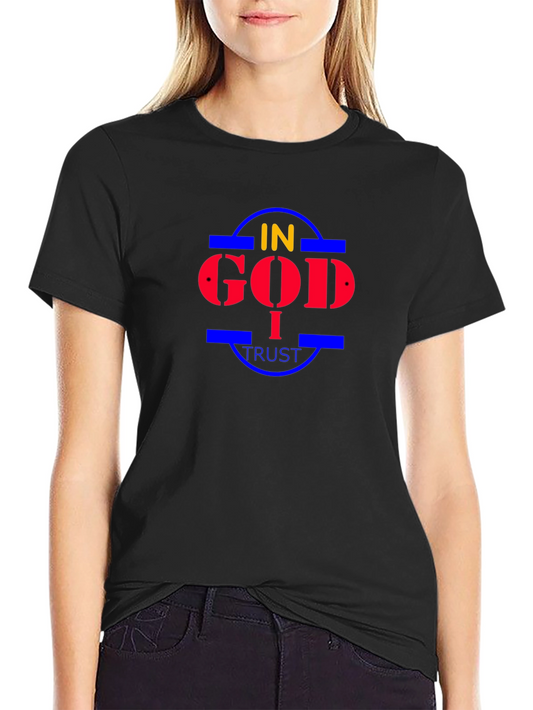 In God I Trust Graphic Tee - Stylish Religious Apparel