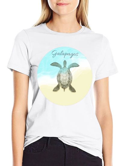 Galapagos Turtle Graphic T-Shirt