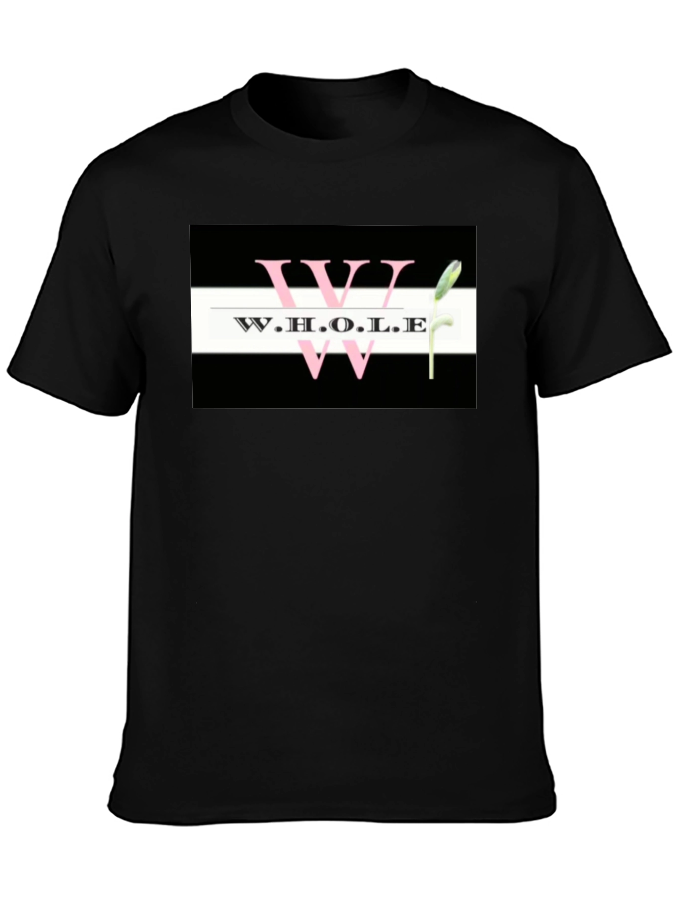 W.H.O.L.E Graphic Tee - Black Unisex T-Shirt