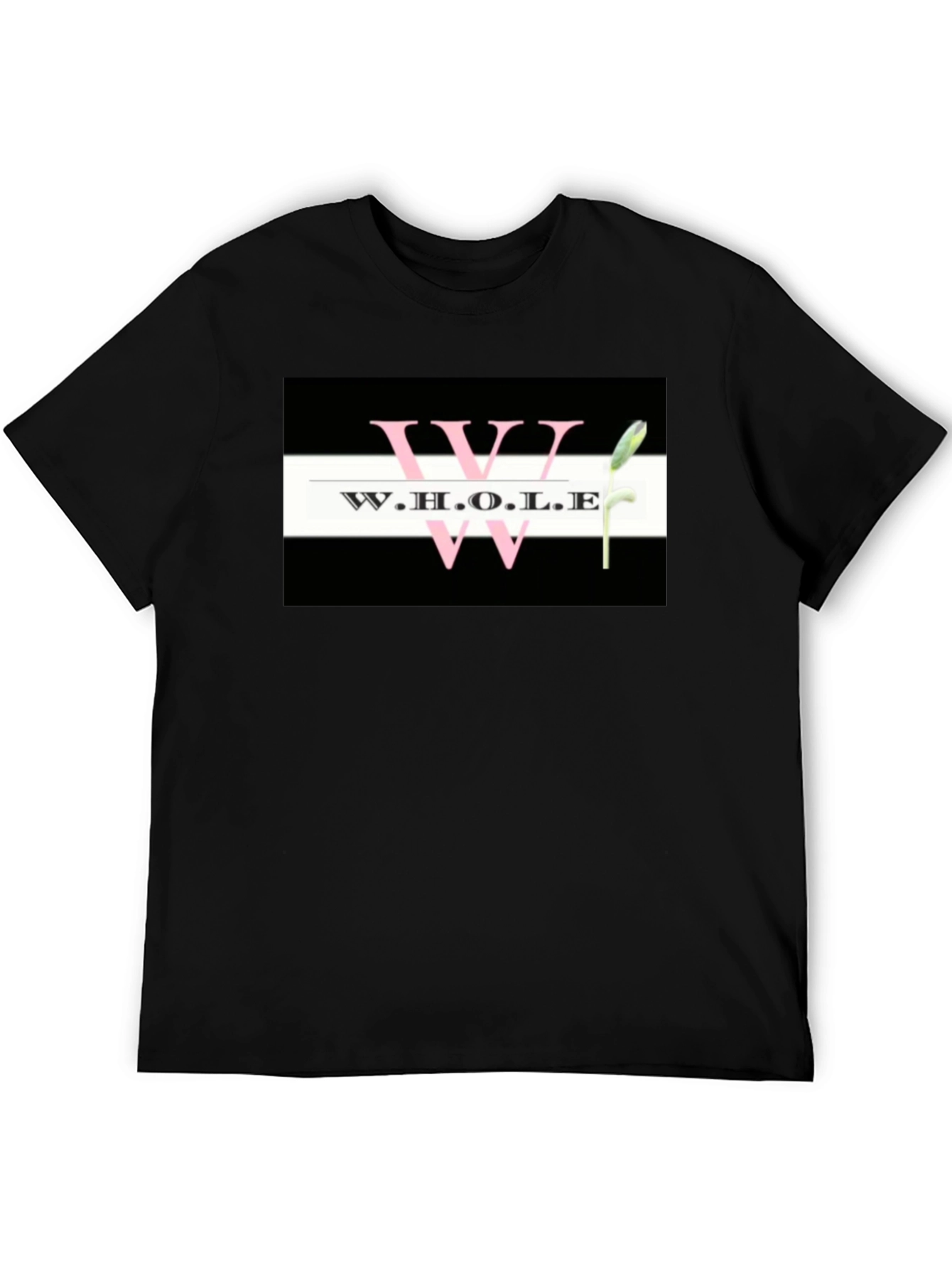 W.H.O.L.E Graphic Tee - Black Unisex T-Shirt