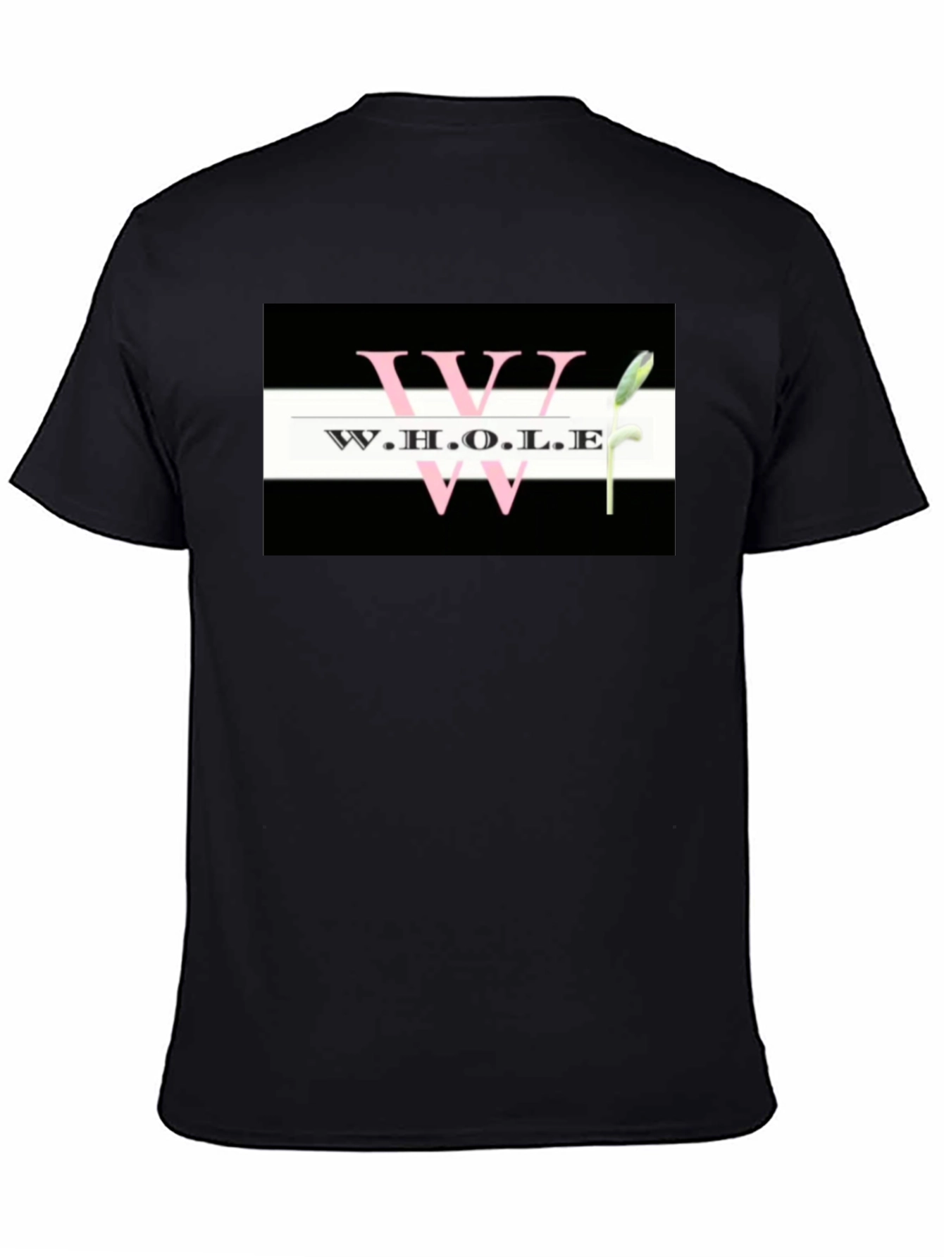 W.H.O.L.E Graphic Tee - Black Unisex T-Shirt