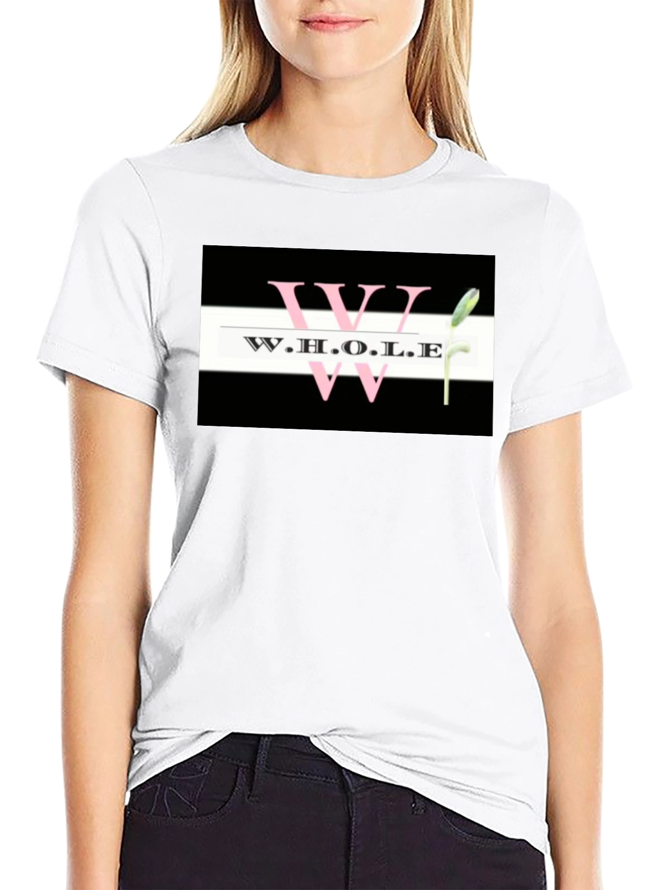 W.H.O.L.E Graphic Tee - Black Unisex T-Shirt