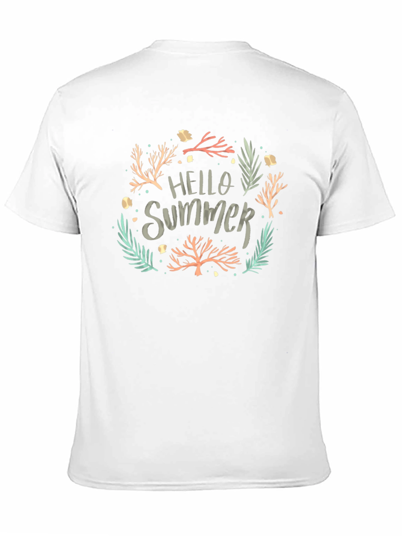 Hello Summer Tee - Black Graphic T-Shirt