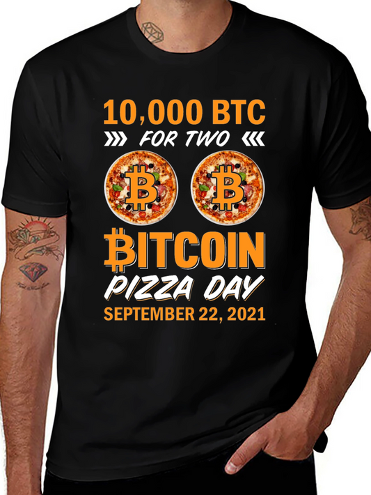 Bitcoin Pizza Day T-Shirt - 10000 BTC for Two