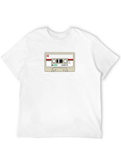 Cassette Skull T-Shirt - Retro Music Tee